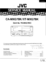 JVC TDMXG-7-BK-Service-Manual